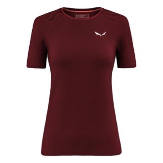 OEM Camiseta Salewa Para Mujer, Color Cristal, Burdeos C&aacute;lido, 00-00000282081571 R L