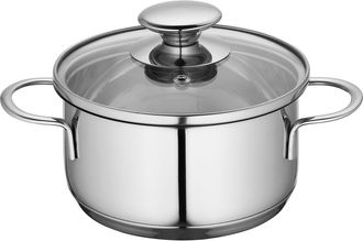 Küchenprofi Mini Stockpot w/ Glass Lid, 1 qt., 5.5-Inch Diameter
