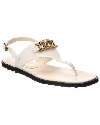 Tod's Tods Gomma Leather Sandal