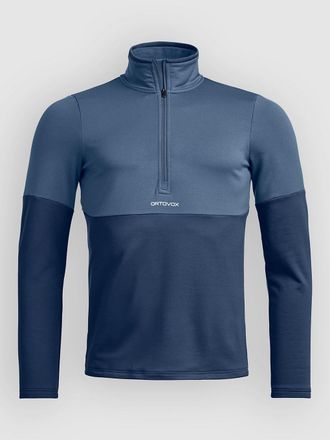 Ortovox Light Zip Neck Fleecejacke blau