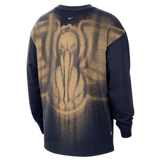 Nike Mens New Orleans Pelicans Standard Issue Basketball Long-Sleeve Top in Blue | II5813-419