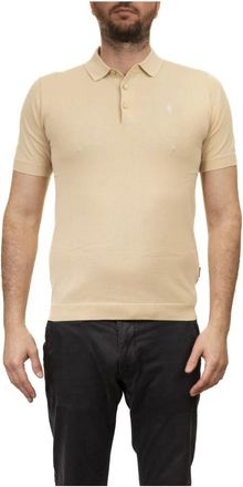Refrigue Polo Knit - Heren - Polos - Beige - L - Katoen - Tops