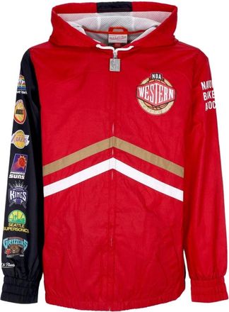 Mitchell & Ness Sweater met rits - Heren - Vesten met rits - Rood - M - Hoodies & sweatvesten