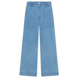 Dedicated Workwear Pants Vara Denim Freizeithose f&uuml;r Damen | blau