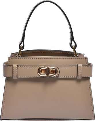 Anna Luchini Beige Rundleer Tas