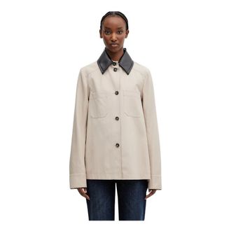 Sportmax Chaqueta tipo camisa - Jackets - Mujer - Beige - L