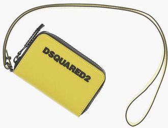 Dsquared2 Leather Card Holder with Embossed Logo size One Size