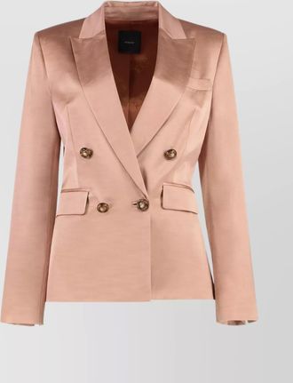 Pinko satin double-breasted blazer