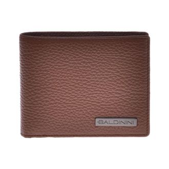 Baldinini Wallets & Cardholders, male, Brown, ONE SIZE, Wallet in Tumbled Leather