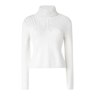 Genny Truien & Vesten, Dames, Wit, S, Turtleneck Sweater