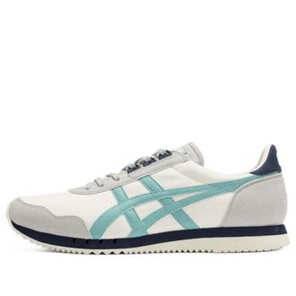 Onitsuka Tiger Dualio Marathon Running Shoes Cream White Grey Aqua 1183B545-203