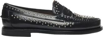 Sebago Dan Studs Loafer - Dames - Loafers - Zwart - 40 1/2 EU - Leer - Schoenen