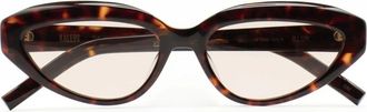 Kaleos Blum 002 Zonnebril - Dames - Zonnebrillen - Bruin - 55 MM - Accessoires