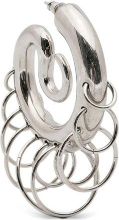 Panconesi Medium Pierced-serpent Hoop Earrings