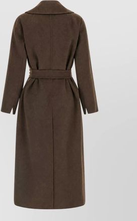 Max Mara wool yak belted coat
