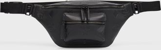 MCM Mens Fursten Visetos Monogram Leather Belt Bag
