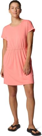 Columbia Womens Chill River Short Sleeve Dress, Alpenglow, XL
