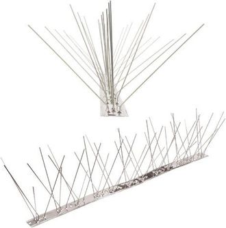 OEM Taubenspikes 5-reihig De Acero Inoxidable V2a - 5m (10 X 0,5m) Para Repelir P&aacute;jaros Eficientemente