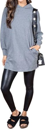 bobi Split Seam Hoodie Chambray