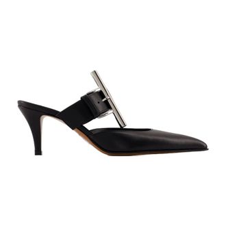Alexander McQueen Francisco Pumps - female - Alexander McQueen - Heeled Mules - Black - 4 UK - Shoes