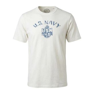 CHESAPEAKE'S Tee Mc US Navy - male - Chesapeakes - T-Shirts - White - 2XL - Tops