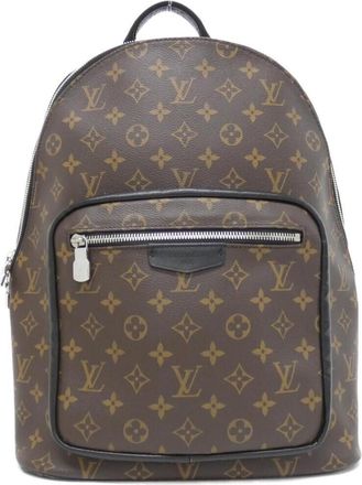 Louis Vuitton Brown Marron Coated Canvas Backpack (Pre-Owned)