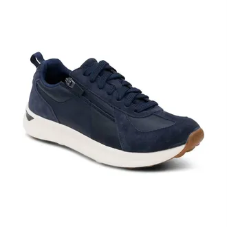 Aetrex Womens Elise Sneaker In Navy