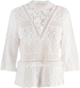 Sea New York Crochet Tassel Top Size XS