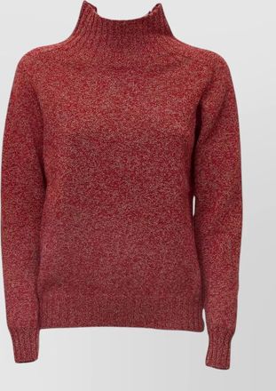 Zanone wool angora ribbed turtleneck sweater