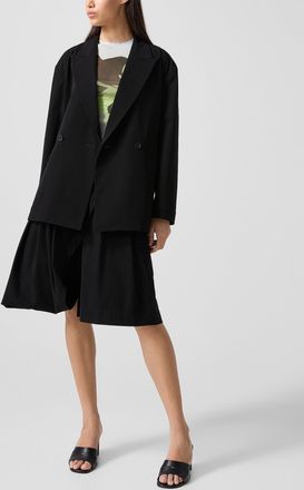 Issey Miyake Womens Looped roll-up bermuda