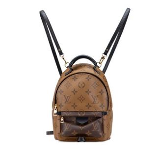 Louis Vuitton Pre-owned Mini Palm Springs - Dames - Vintage Rugzakken - Bruin - ONE Size - Leer - Vintage