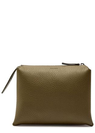 The Row The Row Nu Twin Mini Leather Cross-body bag - Olive - One Size