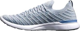 Athletic Propulsion Labs Womens Techloom Wave Shoes In Steel Grey/forged Blue/melange