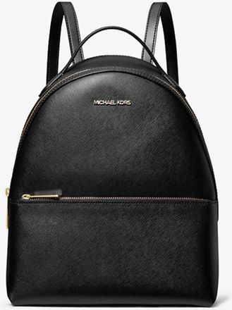 Michael Kors Black Leather Womens Backpack