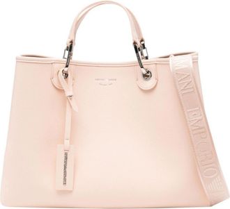 Emporio Armani Light Pink MyEA Medium Tote