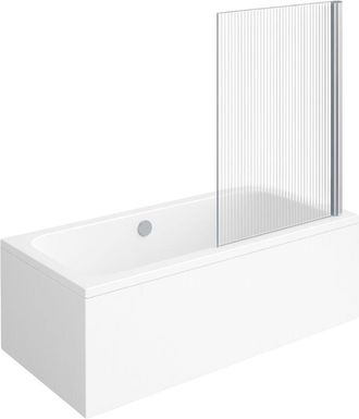 Villeroy & Boch Ba&ntilde;era Recta Villeroy & Boch Architectura Acr&iacute;lica 170 X 80 Cm + Mampara De Ba&ntilde;era Derecha Aurys Raywall Cromada