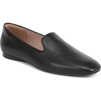 Naturalizer Charm Flat in Black Leather at Nordstrom, Size 5.5