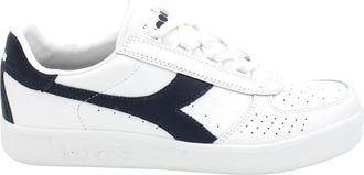 Diadora Klassieke Sneaker Wit/Blauw Denim - Dames - Sneakers - Wit - 36 EU - Denim - Schoenen