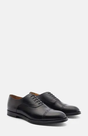 Scarosso Beaumont Oxfords in Black Calf at Nordstrom, Size 41.5