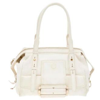 Givenchy Pre-owned Shoulder Bags, female, White, Size: ONE SIZE Pre-owned Leather shoulder-bags