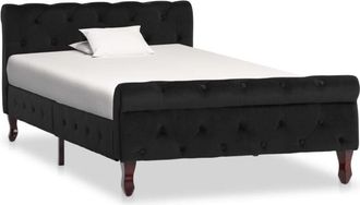 vidaXL Giroletto Nero in Velluto 100x200 cm - Vidaxl