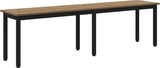 vidaXL Banco Roble Artisan 160 X 35 X 45 Cm Madera De Ingenier&iacute;a Vidaxl