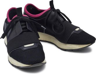 Balenciaga Race Runner mesh sneakers - Blauw