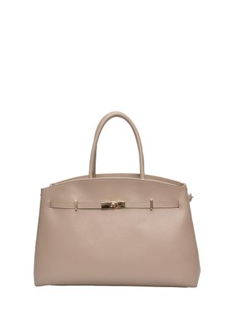 Anna Luchini Beige Rundleer Tas