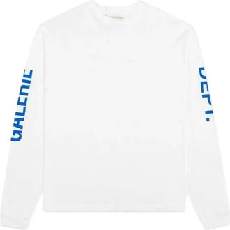 Gallery Dept. French Collector T-shirt met logoprint en lange mouwen - Wit