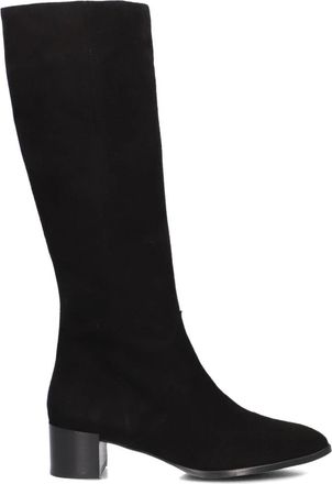 Notre-V Zwarte Su&egrave;de Hoge Hak Laarzen - Dames - Hoge Laarzen - Zwart - 41 EU - Su&egrave;de - Schoenen