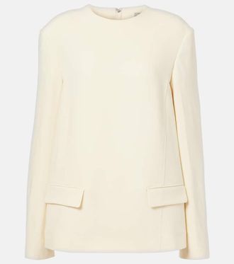 Toteme Top in cr&ecirc;pe