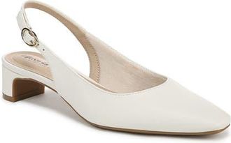 Life Stride Lorena Slingback Pump in White at Nordstrom, Size 6.5