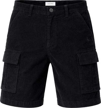 Jack Wills Effen katoenen cargoshorts voor heren (Zwart)