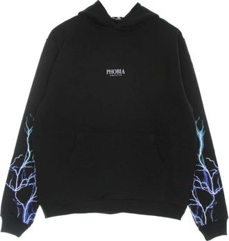 Phobia Archive Lightning Hoodie - Heren - Hoodies - Zwart - L - Katoen - Hoodies & sweatvesten